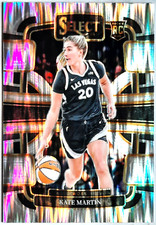 Kate Martin 2024 Panini WNBA Select Concourse Silver Streak Prizm RC #22 - Aces