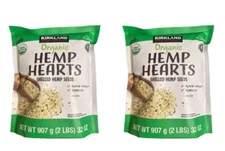 Kirkland Signature Organic Hemp Hearts Shelled Seeds 2 Pack 4 lbs Total
