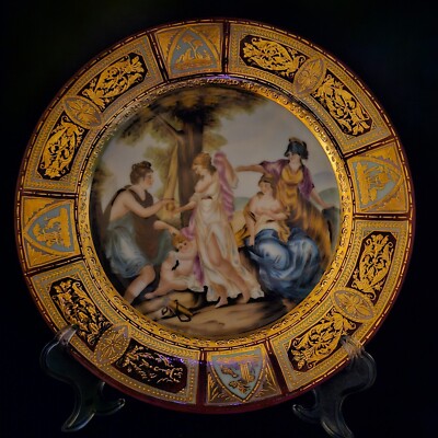 Royal Vienna Porzellan Wien Teller Plate Prunkteller D ca. 27 cm