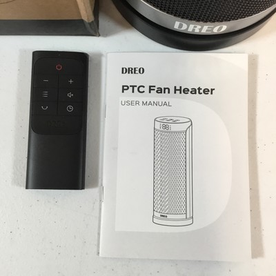 Dreo DR-HSH003 Silver Portable Electric Indoor PTC Space Heater For Bedroom  Used | eBay
