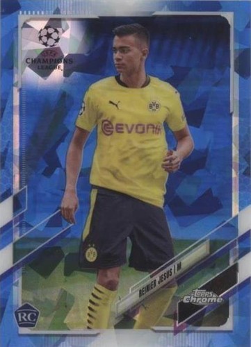 2020-21 Topps Chrome Sapphire UEFA Champions League #34 Phil Foden