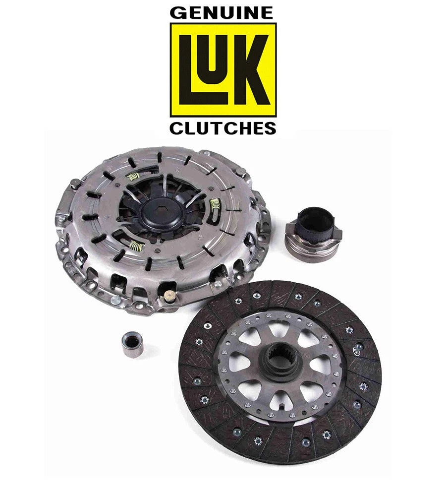 LuK Clutch Kit 03-064-CP &ndash; Germany Warranty: 1 Year Flywheel Material: Dual Mass Cast Iron Input Spline Quantity: 22 OE/OEM Part Number: 03063 03-063 DMF082 Manufacturer Warranty: 1 Year Disc Diameter: 9" in Surface Finish: LUK OEM ORGANIC/ DUAL MASS FLYWHEEL Disc Material: Organic Input Shaft Diameter: 1-1/8" in Performance Part: Yes UPC: 670774195303 &ndash; Fits BMW 128i 328i 328i xDrive 528i 3.0L L6 thumbnail 2