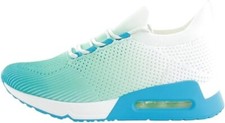 DKNY Women's Essential Fashion Sneaker Elctrc Blue  White 6