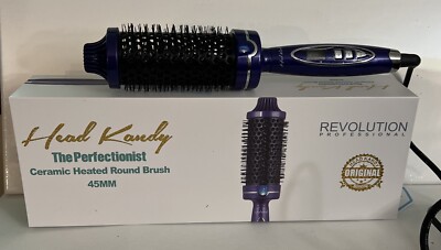Head Kandy The Perfectionist ceramic heated Round Brush 45MM Purple