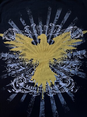 Randy Rogers Band Graphic T Shirt Size Medium Rock N Roll Cowboy Tag Color  Black