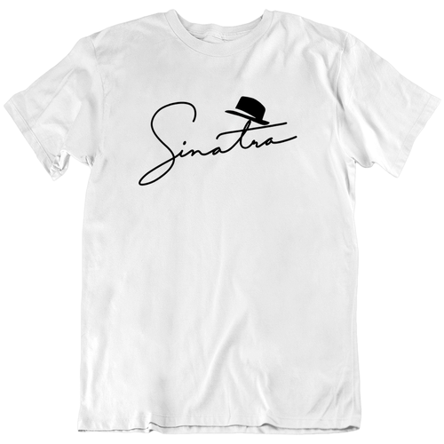 Frank Sinatra Icon Singer Pop Jazz Music T-shirt 100% Cotton Tee Gift New - Picture 6 of 11