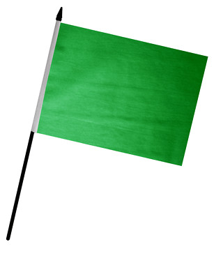 Libya 1977 to 2011 Hand Flag (9'' x 6'')