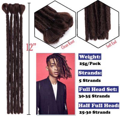 Dreadlock Extensions Faux Locs Synthetic Hair Jamaica Reggae  display picture 3
