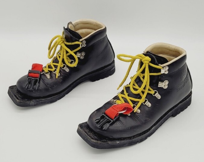 Vintage Asolo Sport Snowfield 3Pin 75mm Telemark Ski Boots Men's Size