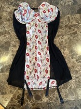 Vintage Fredrick  s Of Hollywood Corset Boned Bustier Lingerie Shiny Satin HTF XL