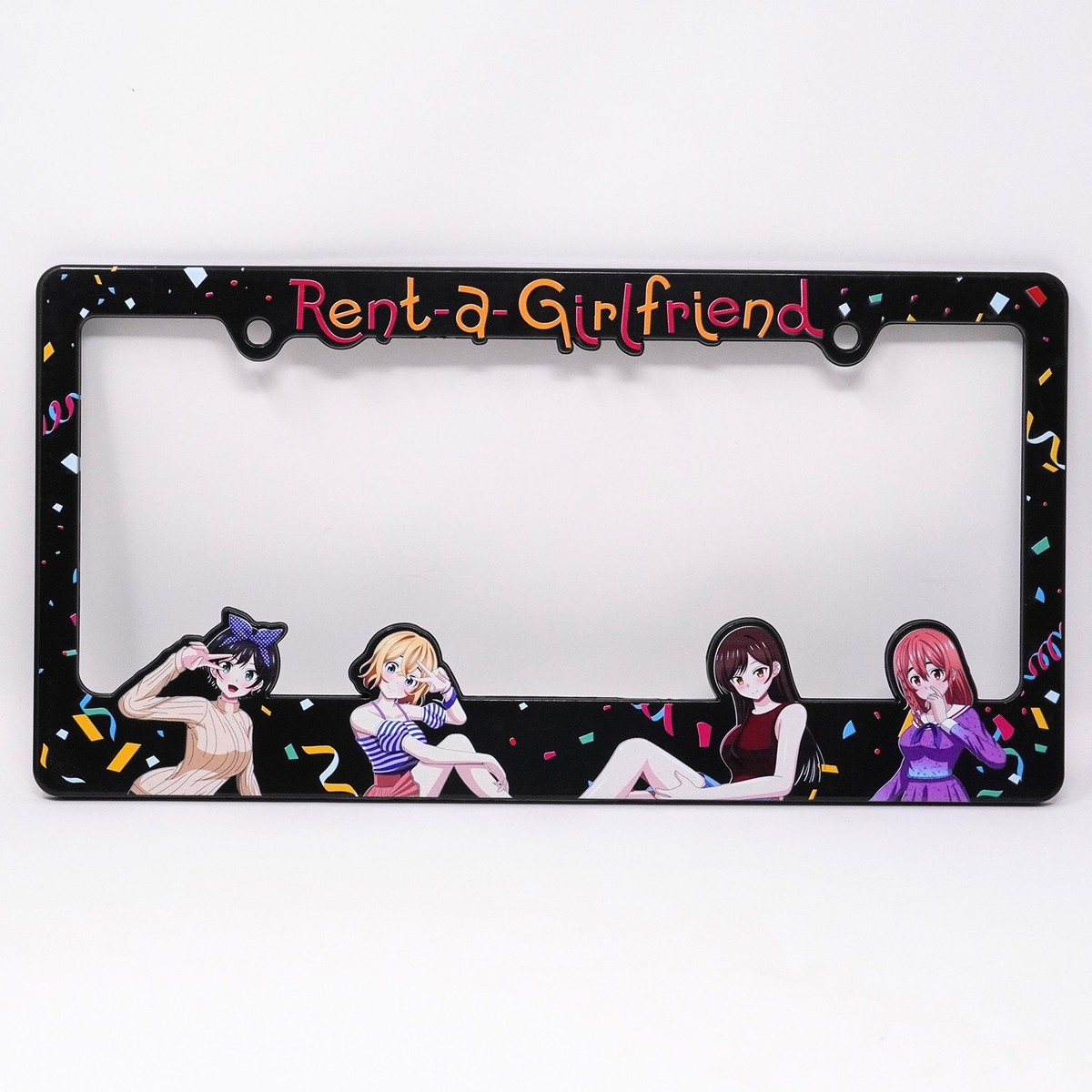 Rent a Girlfriend Custom License Plate Frame Car Anime Figure