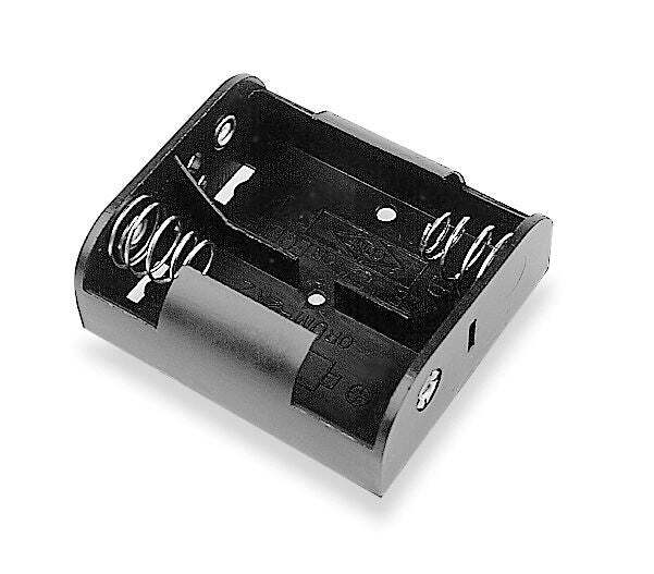 Alimentatore Fai-da-te Portabatterie In Plastica Per 4 Pile AA (UM-3), Con Attacco A Scatto - Marca Philmore, Ideale Per Progetti Elettronici Portabatterie AA - Foto 5