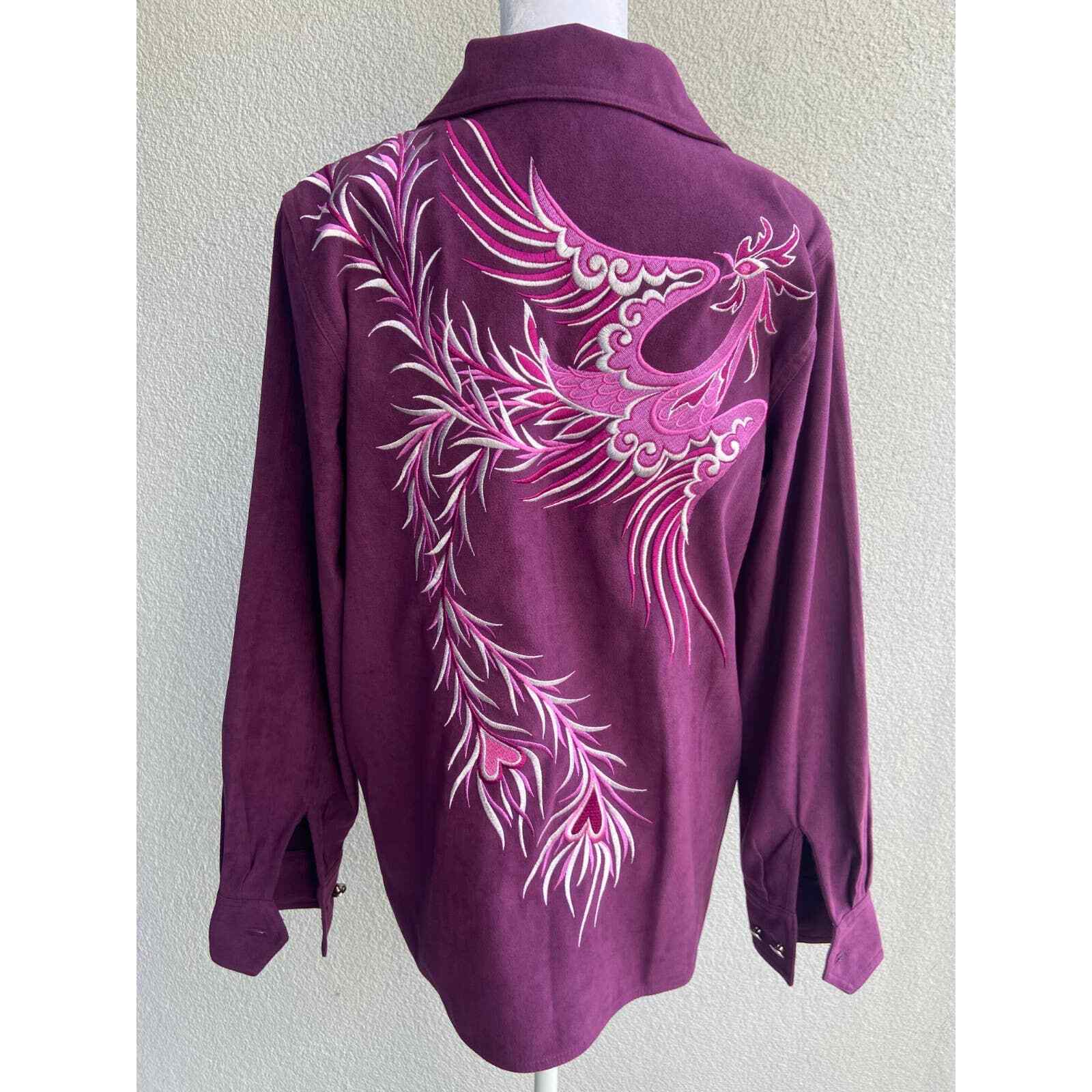 Vintage Bob Mackie Wearable Art purple Jacket - image 6