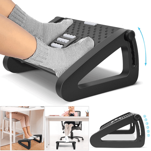 Foot Rest Under Desk Office Footrest Leg Rest Computer Ergonomic Pressure Relief - Picture 2 of 13