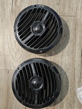 Marine 6.5" Full Range Speakers - Black Pair New No Box