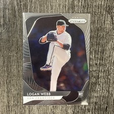 2020 Panini Prizm - Tier II Logan Webb #168 (RC)