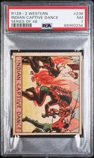 1933 Goudey R128-2 WESTERN SERIES /48 #236 INDIAN CAPTIVE PSA 7 (POP 6) Indian