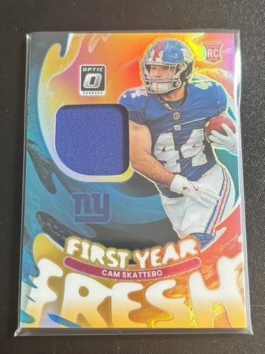2025 Donruss Optic Cam Skattebo Base (RAW)