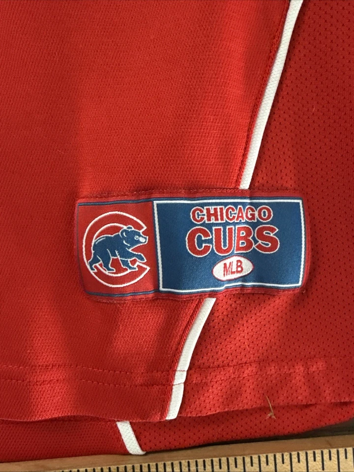 Camiseta deportiva roja XL vintage de los 90 Streetwear Fashion Lee Sports Chicago Cubs MLB Foto 3 de 4