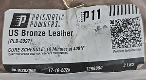 PRISMATIC POWDER US BRONZE LEATHER  PLB-2907,  17-1025, 1 lbs. 4 Oz.