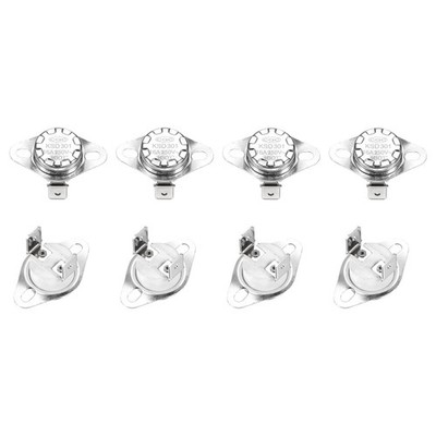 KSD301 Thermostat 100°C/212°F 16A N.C Adjust Snap Disc Temperature Switch 8 Pcs 