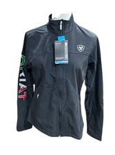Ariat Women  s Jacket Medium Mexico Black AriatTEK Cold Series Full Zip Logo