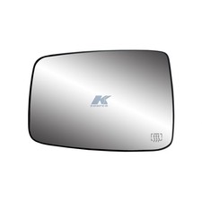 K-Source Fit System 33244 Driver Side Heated Mirror Glass W Backing Plate Fits