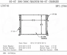 OSC Automotive Radiator 2766