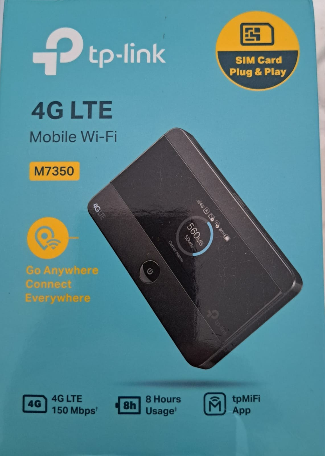 Mobile Router Hotspot 4G LTE 150Mbps SIM Card TP-Link M7350