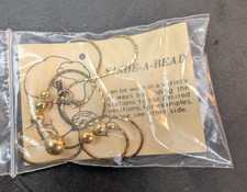 Slide A Bead Necklace Gold Tone Jewelry Flat Chains Variety Of Ways Slide A Bead Necklace Gold Tone Jewelry Flat Chains Variety Of Ways