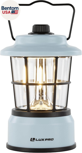 Lanterna LED retrò - Lanterna di emergenza a batteria - Resistente all'acqua - Luminosa - Foto 4 di 11