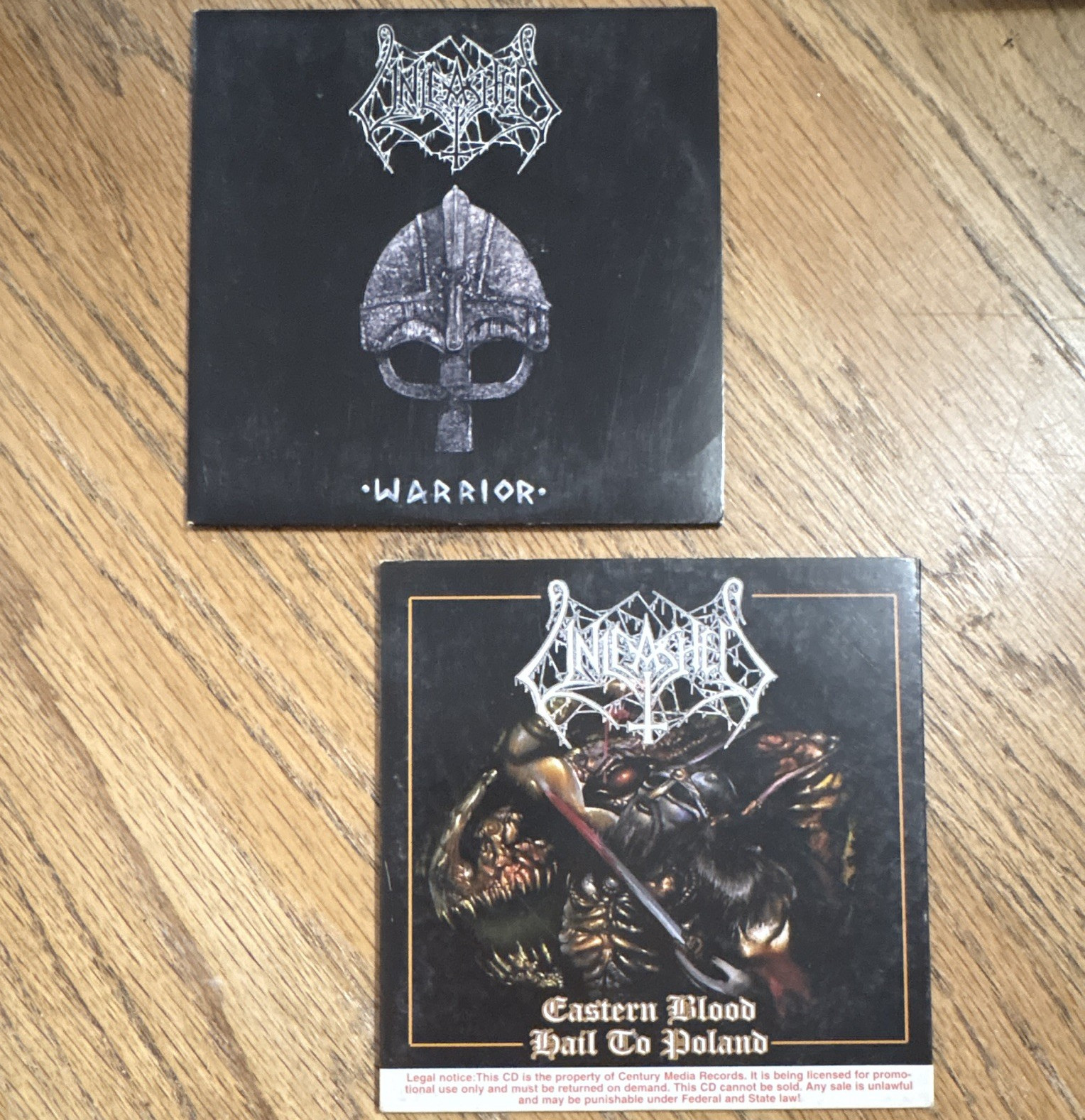 Unleashed Warrior + Eastern Blood Hail To Poland Promo CDs