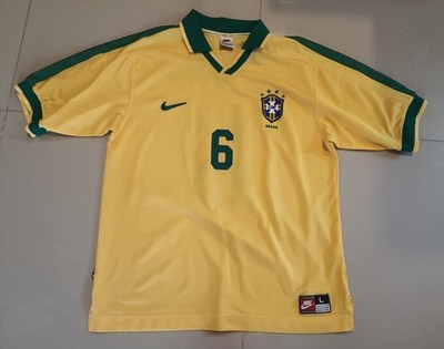 Brazil classic Football team 1996 Shirt About size L | eBay