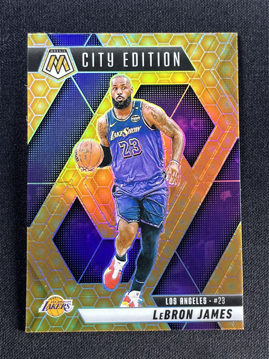 2024-25 Panini Mosaic LeBron James #286 City Edition Honeycomb Case Hit SSP