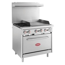 Kratos 29Y-047-NAT 36" Gas Range, 2 Burners, 130,000 BTU Output, 24" Griddle,