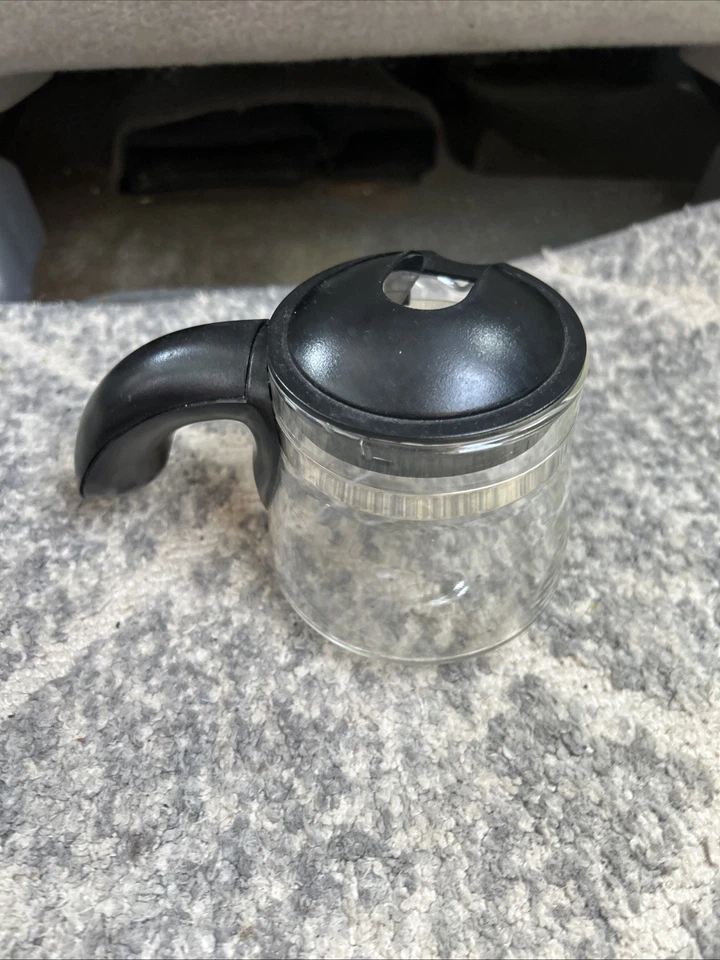 Máquina de café expresso Mr. Coffee ECM20 peça de reposição garrafa de vidro decantador com tampa - Imagem 3 de 3