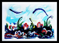 MARIO SCHIFANO SERIGRAFIA  CM.  70 X 100