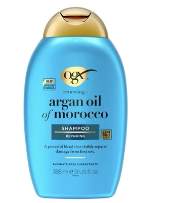 OGX Argan Oil of Morocco Hair Shampoo for Dry Damaged Hair 385ml - Image 1 of 2