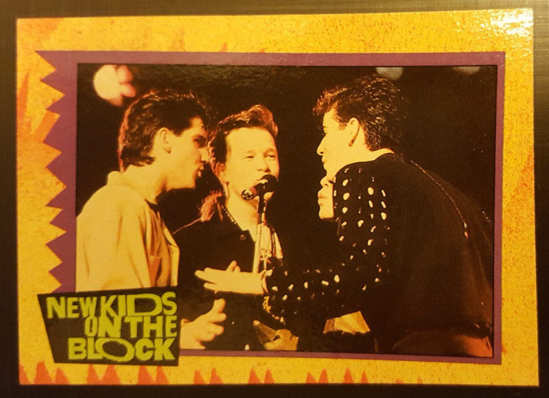NKOTB Quiz New Kids on the Block Topps 1 trading card #18