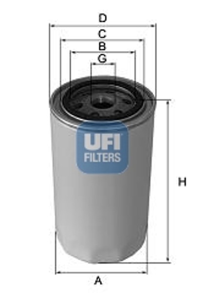 ÖLfilter UFI 23.186.01 Anschraubfilter FüR Ford Abft Escort GAF AVA GAA FBD AWF-image