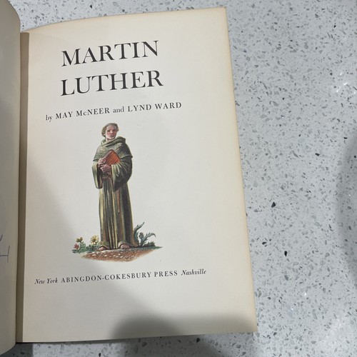 Martin Luther, May Mcneer & Lynd Ward HCDJ signiert Erstausgabe Erstdruck selten - Bild 7 von 10