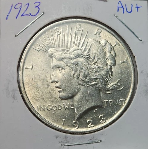 1923 P Peace US Silver Dollar - 90% Silver US Coin ~ Nice Choice AU ~ P-23p2