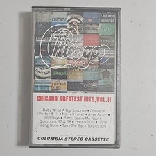 Chicago Greatest Hits Vol. II Cassette Tape Vintage 1981 CBS