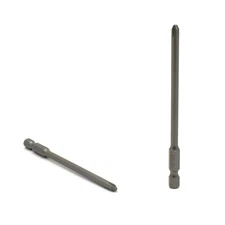 BP402-10PK 2# Phillips Head Power Screwdriver Bits - 4 Inch Long - 4.5mm Dia