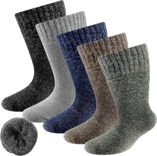 Pairs XXL Thermal Warm Winter Socks for Men Size 15-18 Wool Thick Hiking Boot Cr