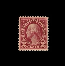 1923 U.S. 2C WASHINGTON STAMP #554 UNUSED. OG.