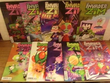 INVADER ZIM 10 11 12 13 14 15 16 17 18 19 B ONI VARIANT COMIC LOT 2016 VF/NM