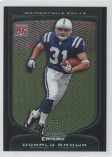 2009 Bowman Chrome Donald Brown #132 8u9