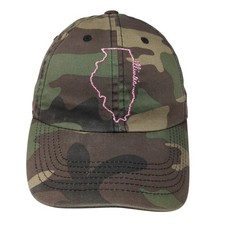 Illinois Slideback Baseball Cap Multicolor One Size Adjustable Camo Home Free