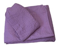 Lavender Twin Quilt  Sham Bedspread Covelet Set Purple Jasper Microfiber